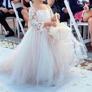 Toddler girl flower girl dress